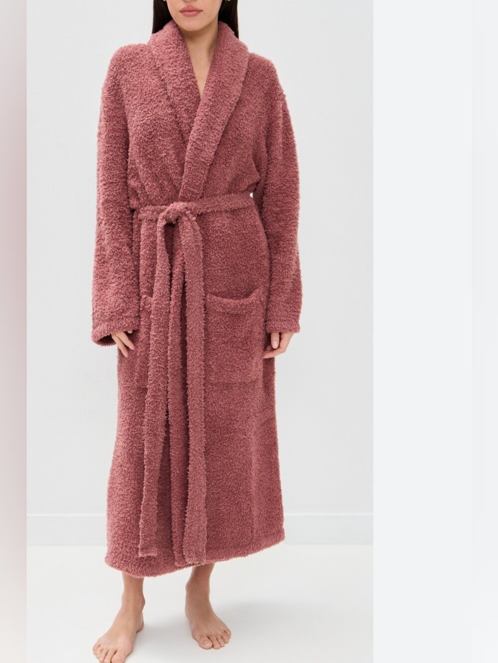Barefoot Dreams CozyChic Robe in Canyon Rose